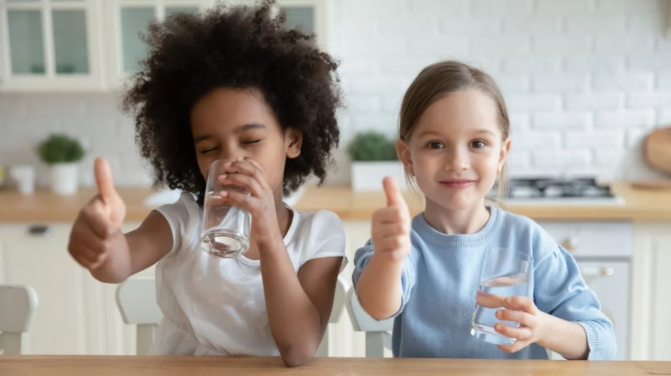Enjoying Drinking Water