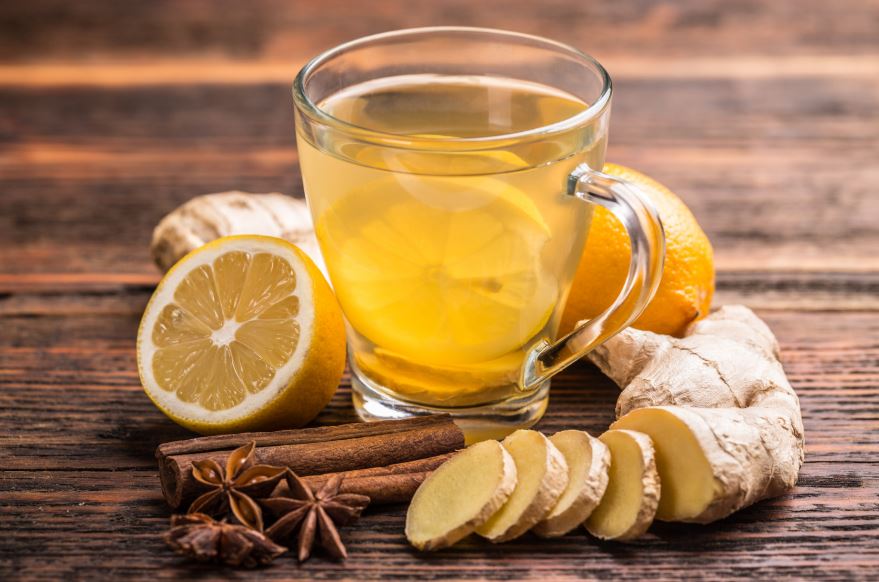 Best Teas for Belly Fat Loss | Ginger lemon 
