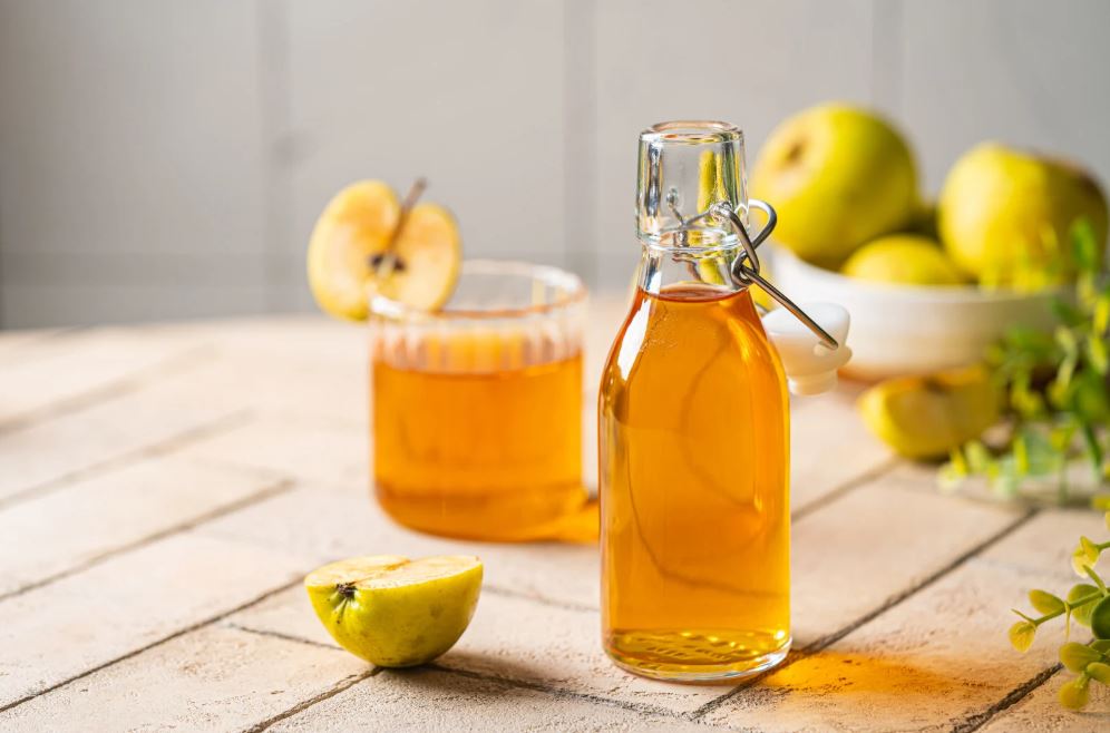 Lose belly fat with apple cider vinegar