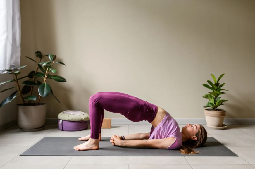 The Best Yoga Poses to Reduce Belly Fat Fast | Setu Bandhasana Pose