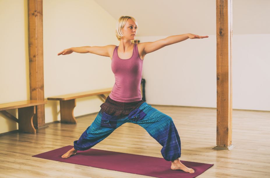 The Best Yoga Poses to Reduce Belly Fat Fast | Warrior Pose II (Virabhadrasana II)